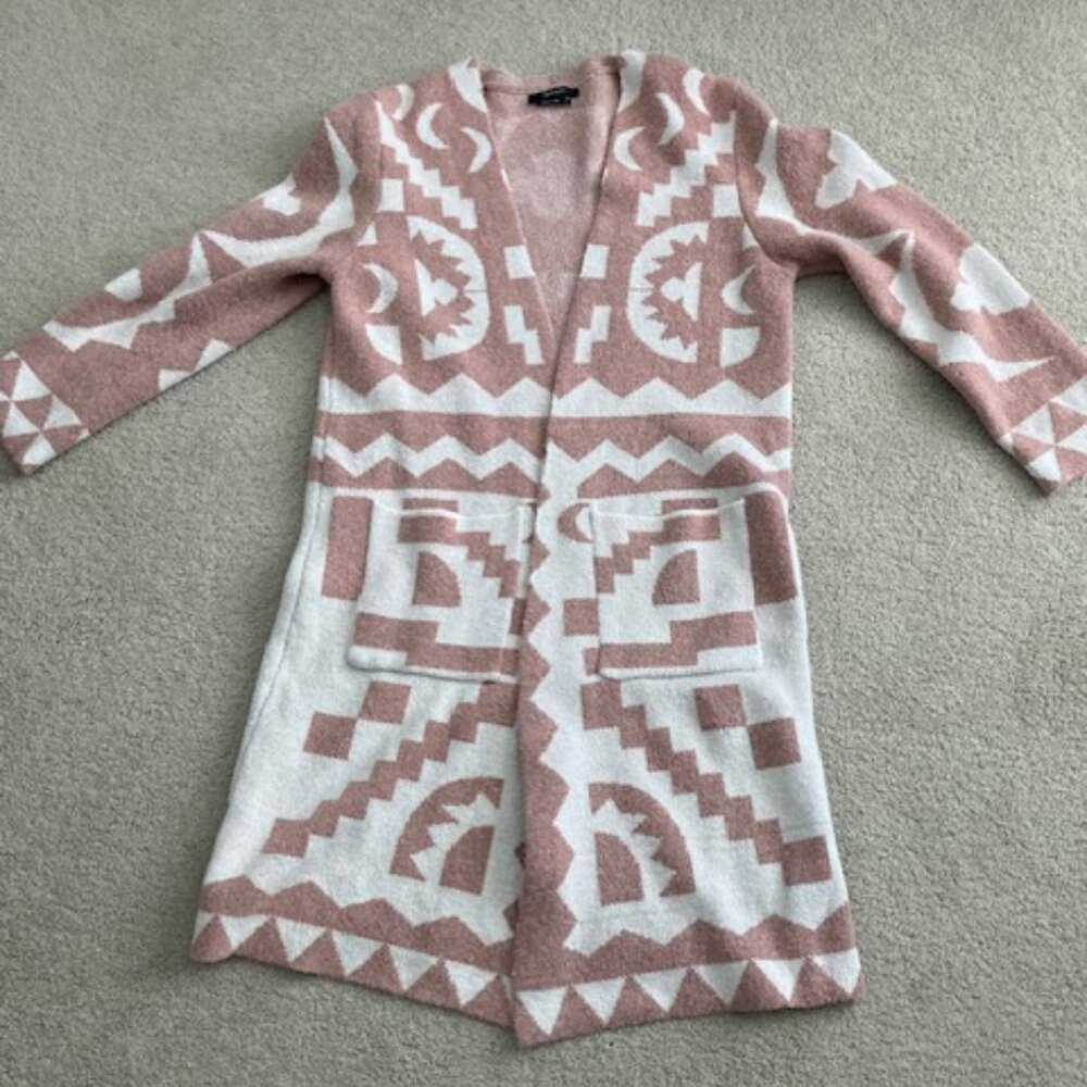 Vertigo Southwest Print Cardigan Coat